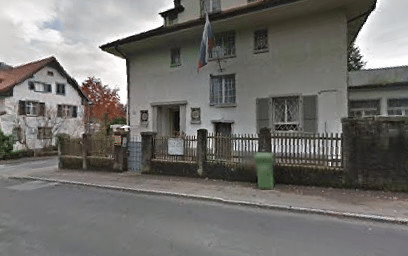 Здание консульского отдела посольства России в Швейцарии