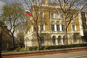 Здание посольства России в Венгрии