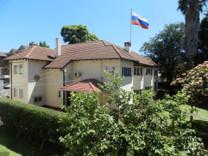 Здание посольства России в Зимбабве
