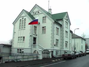 Здание посольства России в Исландии
