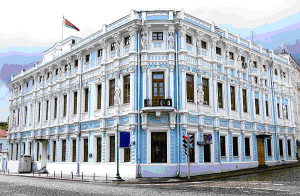 Здание посольства Беларуси в Москве