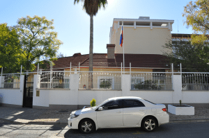 Здание посольства России в Намибии
