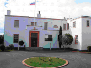 Здание посольства России в Новой Зеландии.