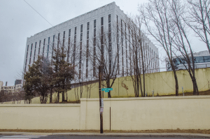 Здание посольства России в США.