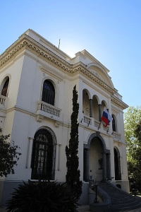 Здание посольства России в Уругвае