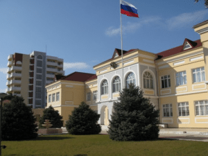 Здание посольства России в Азербайджане