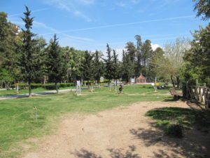 Фитнес площадка в парке Ататюрка